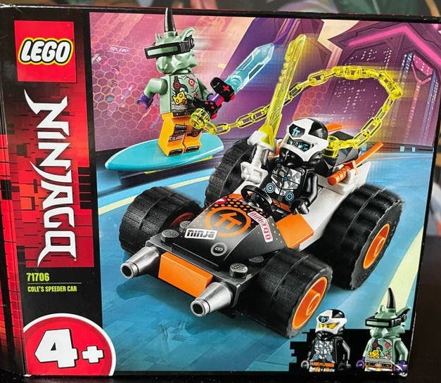 Lego Ninjago 71706 Cole's Speeder Car, Kinderen en Baby's, Speelgoed | Duplo en Lego, Lego, Ophalen of Verzenden, Zo goed als nieuw