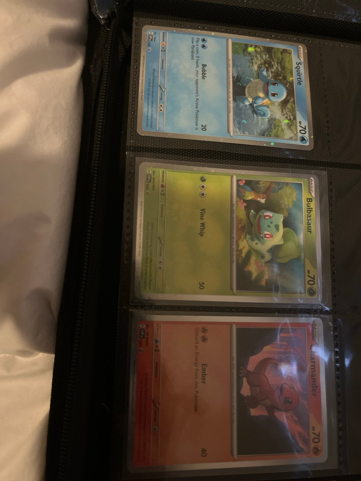 3 Pokémon 151 SVP Promos: Bulbasaur, Charmander, Squirtle, Verzenden, Nieuw, Meerdere kaarten