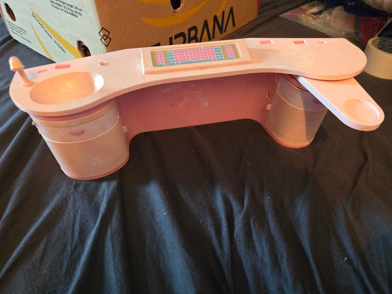 Vintage Barbie Computer Bureau 1991 Mattel Italië, Ophalen of Verzenden