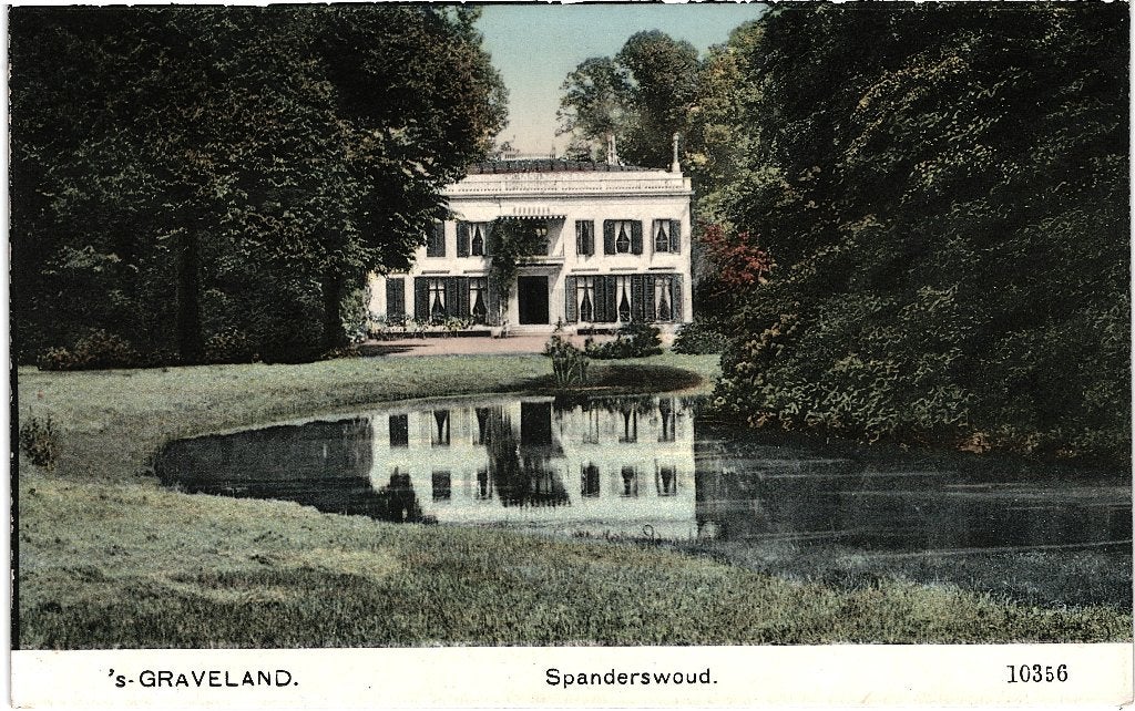 700887	s Gravenland	Spanderswoud	Nette kaart onbeschreven, Ophalen of Verzenden, Voor 1920, Ongelopen, Noord-Holland