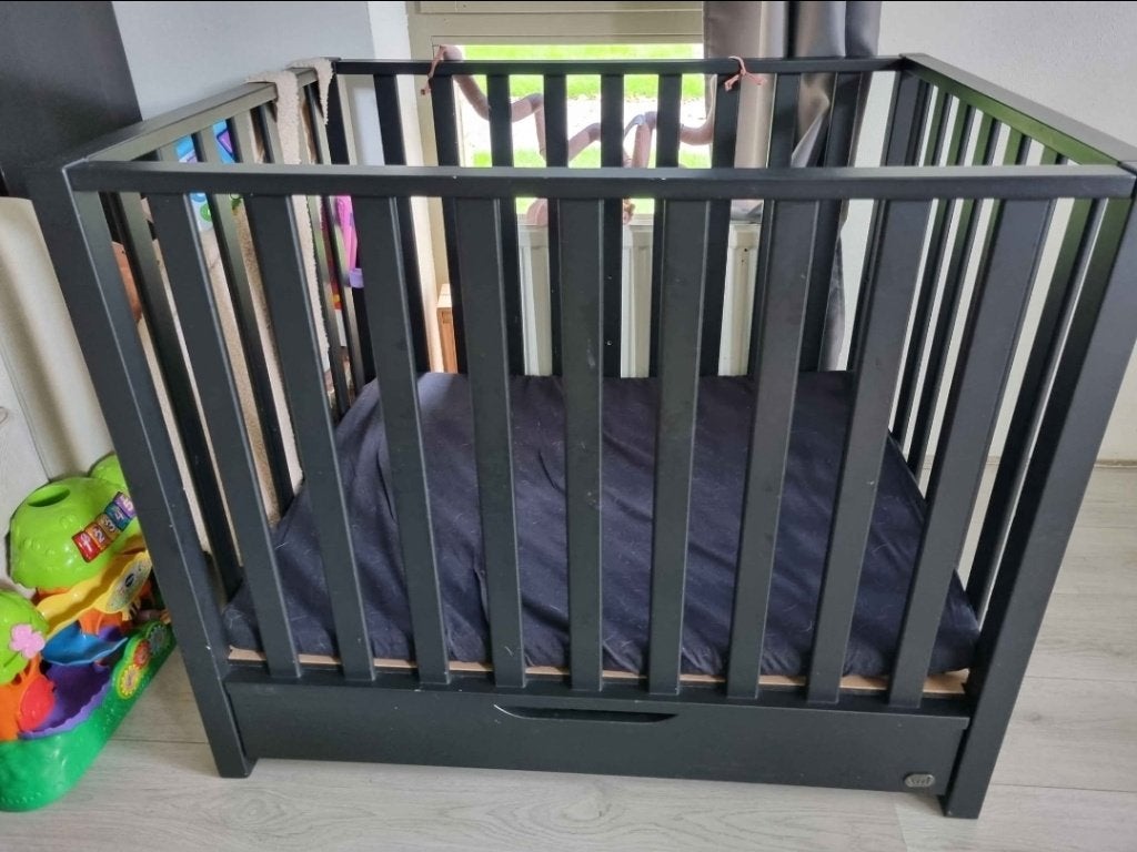 Box met lade, Kinderen en Baby's, Ophalen, Gebruikt, Vierkant, In hoogte verstelbaar