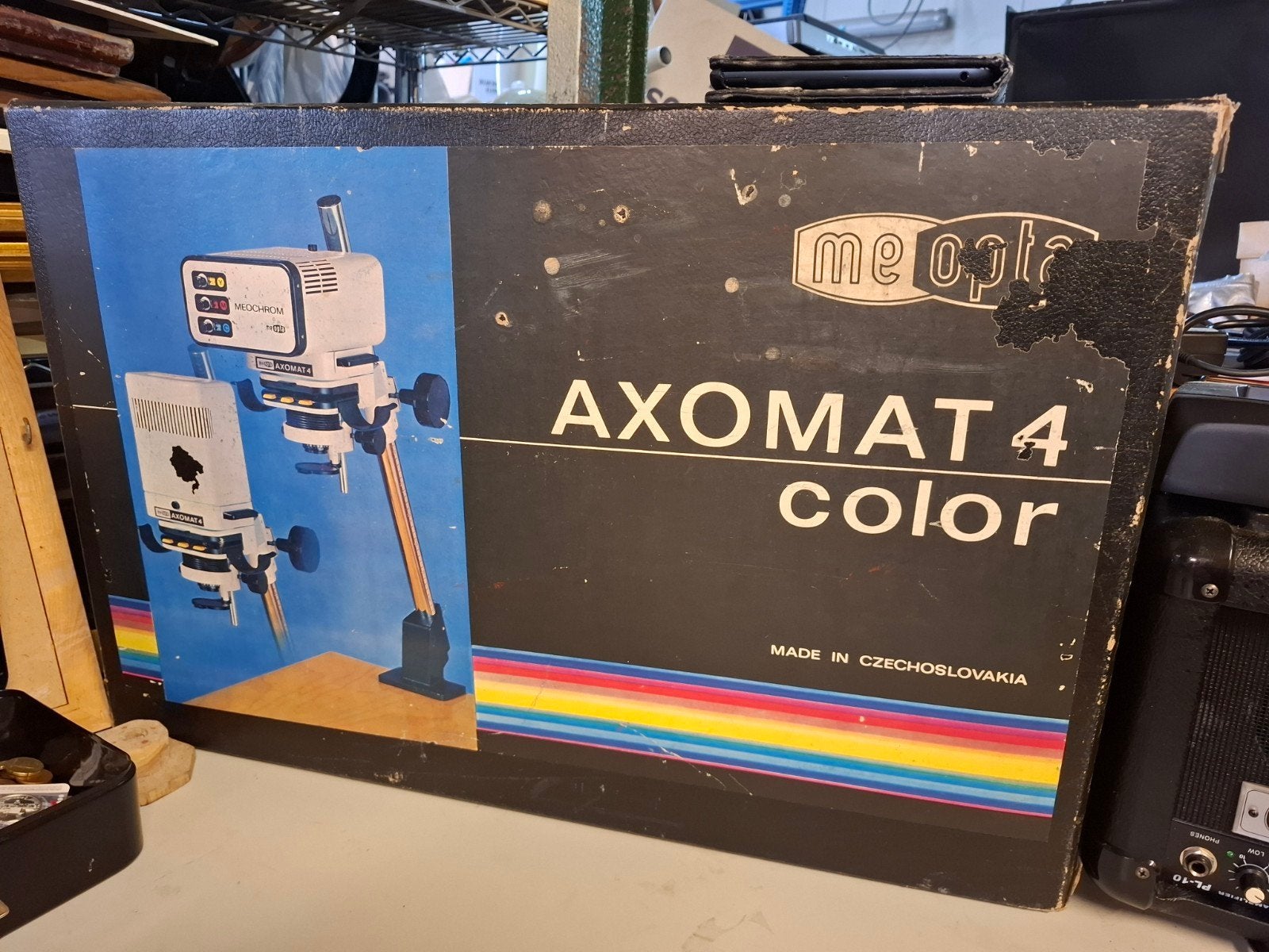 Meopta Axomat 4 Color Vergroter - Vintage Dokaset, Audio, Tv en Foto, Fotografie | Doka Toebehoren, Ophalen, Gebruikt, Meopta