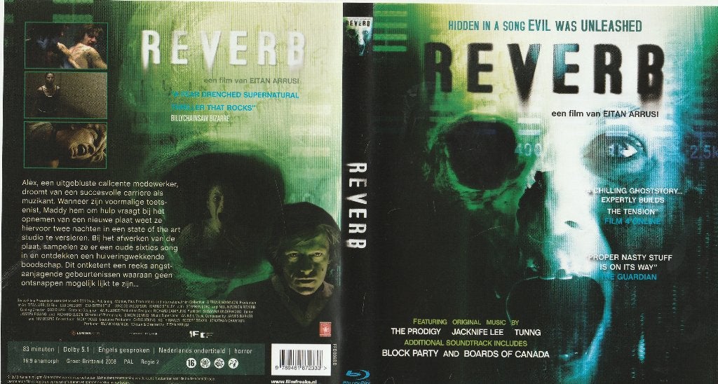 Reverb blu ray ( ned. Ondert. ), Cd's en Dvd's, Blu-ray, Ophalen of Verzenden, Zo goed als nieuw, Horror