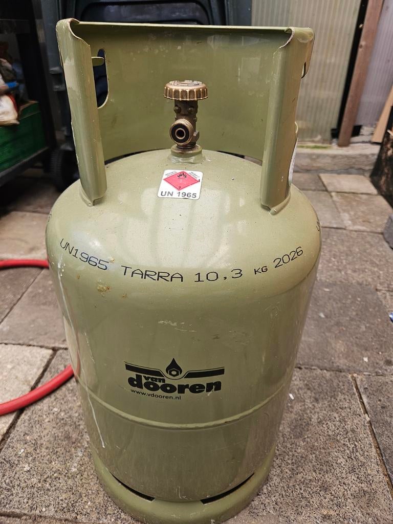Gasfles 10 kg (leeg) - Overdatum, Ophalen