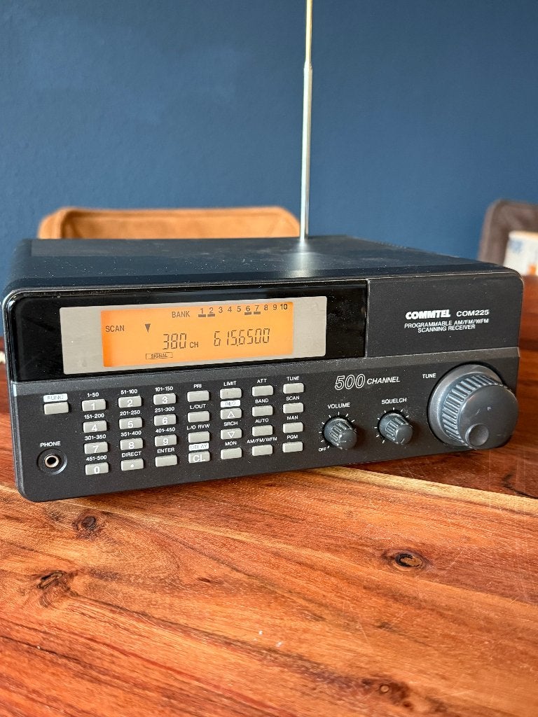 Commtel COM 225 Scanner, Gebruikt, Ophalen of Verzenden, Guaestus Trading, Sales@guaestus.com
