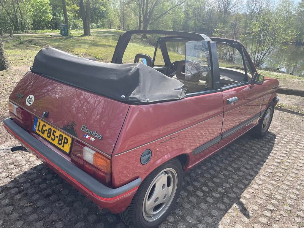 Talbot Samba 1.4 Cabriolet 1984 Rood, foto 8