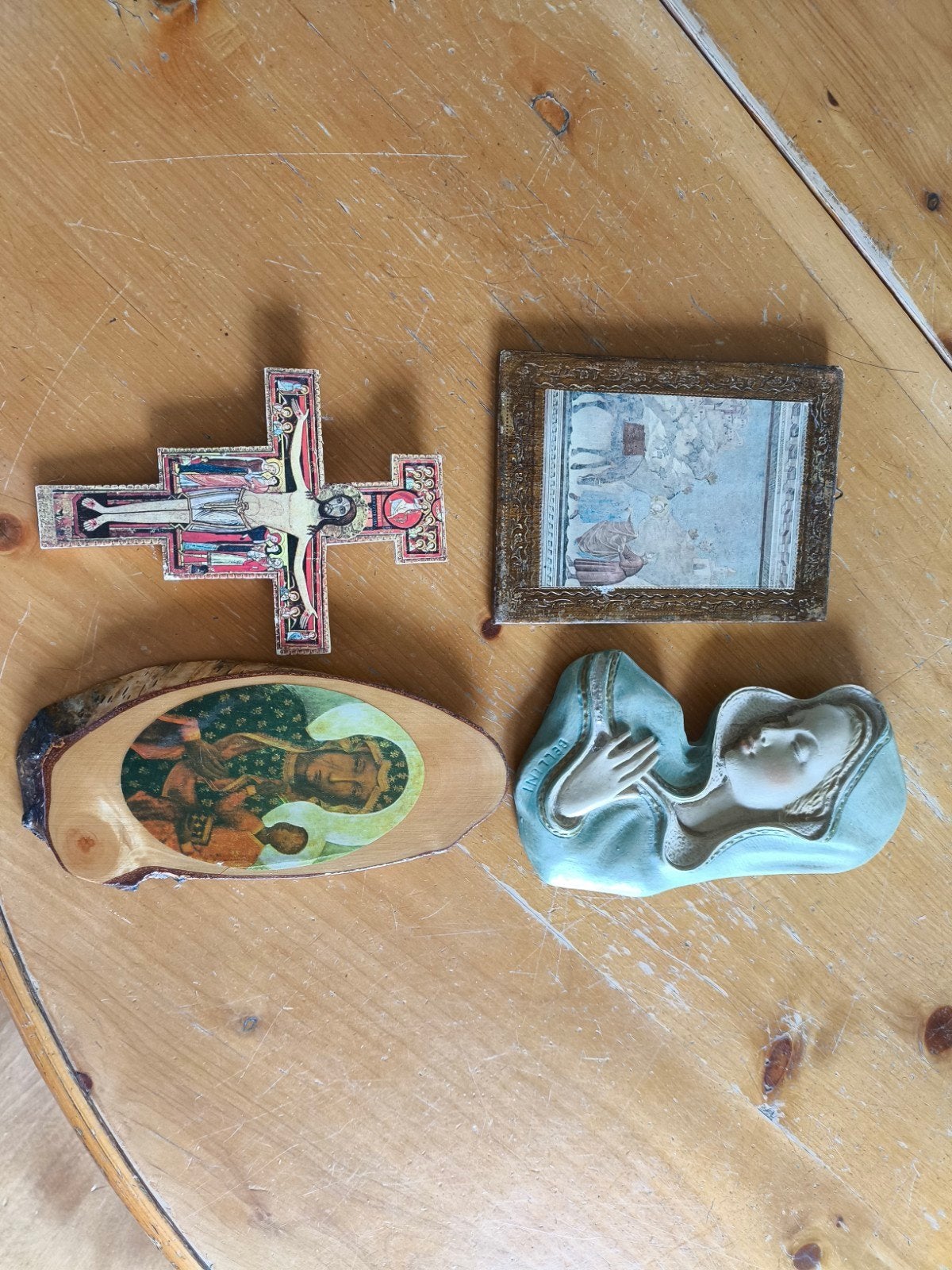 Religieuze decoratie set, Antiek en Kunst, Ophalen of Verzenden