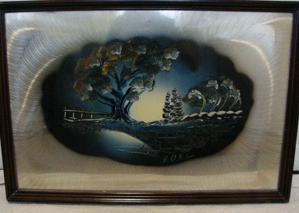 Rofi Olieverf Schilderij Op Aluminium, Ophalen