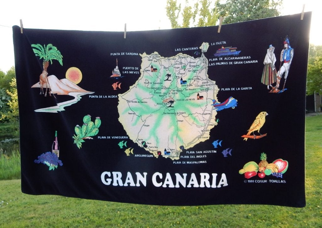 Strandlaken / Badlaken Gran Canaria, Ophalen of Verzenden, Zo goed als nieuw