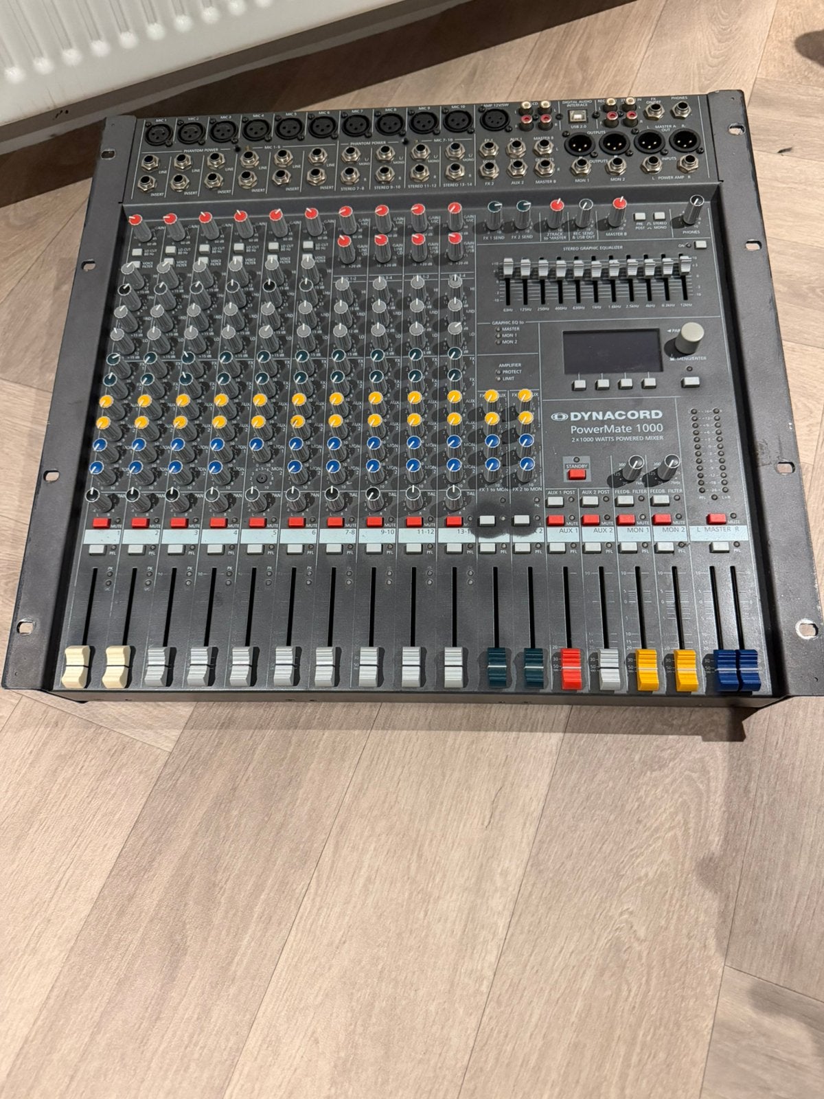 Dynacord powermate 1000 mk3, Ophalen of Verzenden, Zo goed als nieuw, 10 tot 20 kanalen