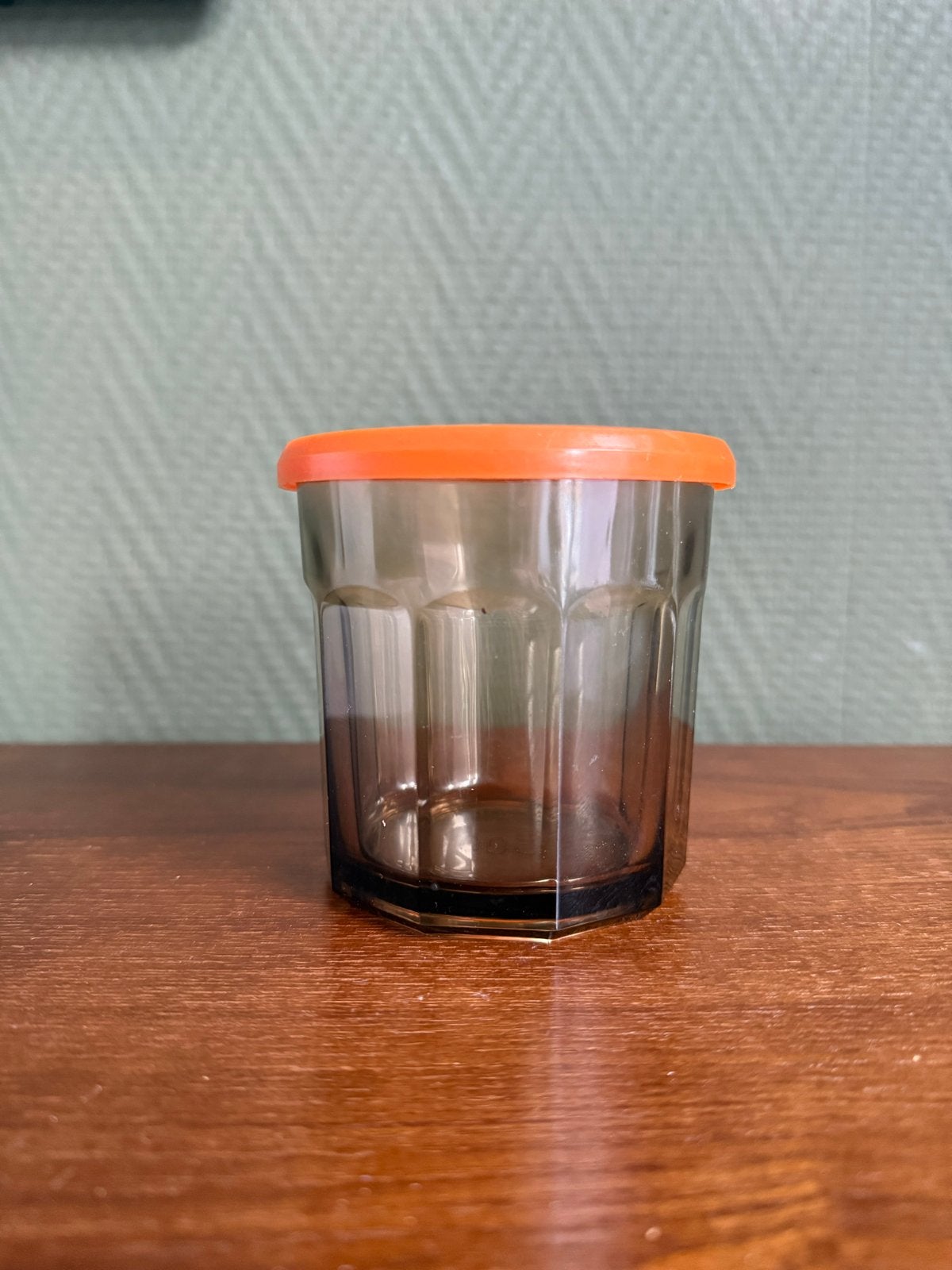 Vintage Duralex Picardie glas met deksel - France, Ophalen of Verzenden