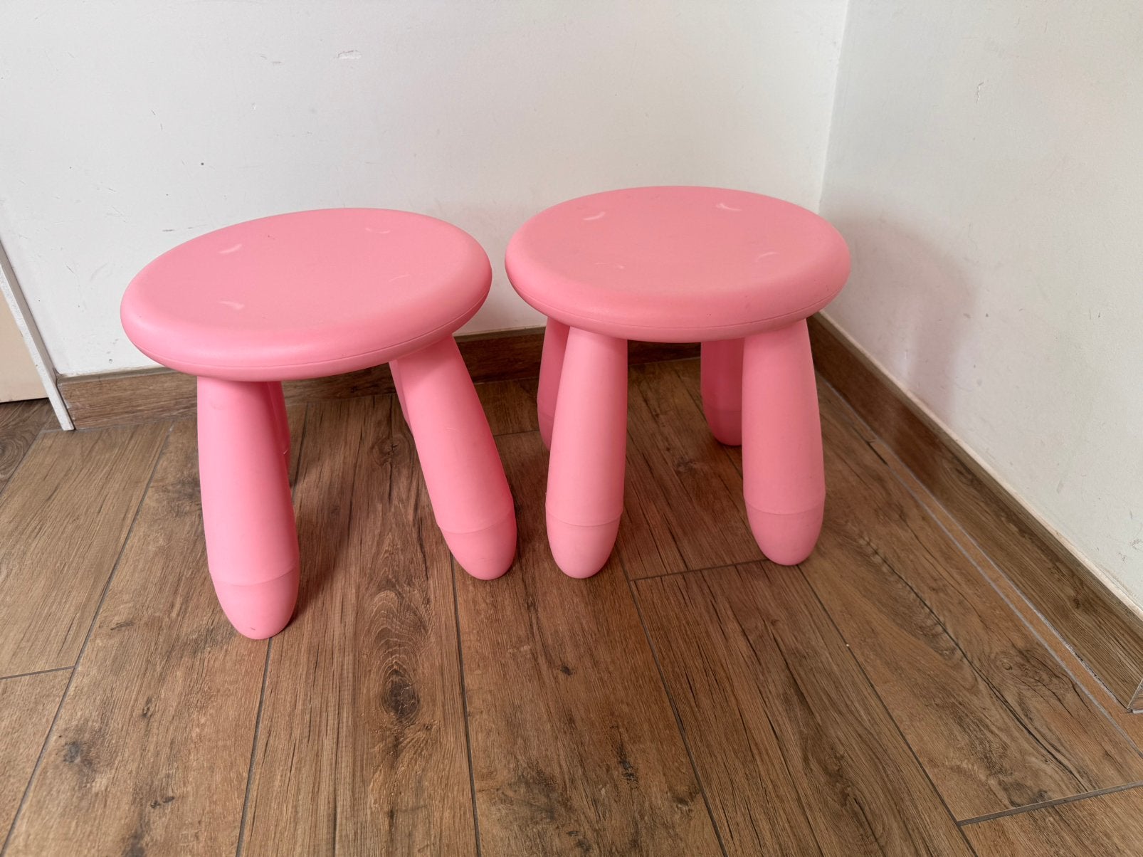 Ikea mammut krukjes lichtroze, 2 stuks, Ophalen, Zo goed als nieuw, Kunststof