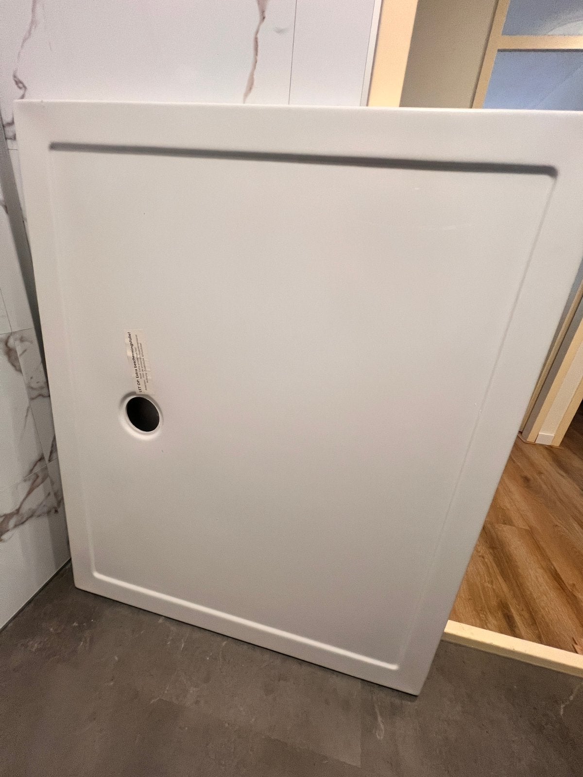 Douchebak 120 x 100 incl toebehoren. Moet weg !!!, Ophalen, Zo goed als nieuw, Douche