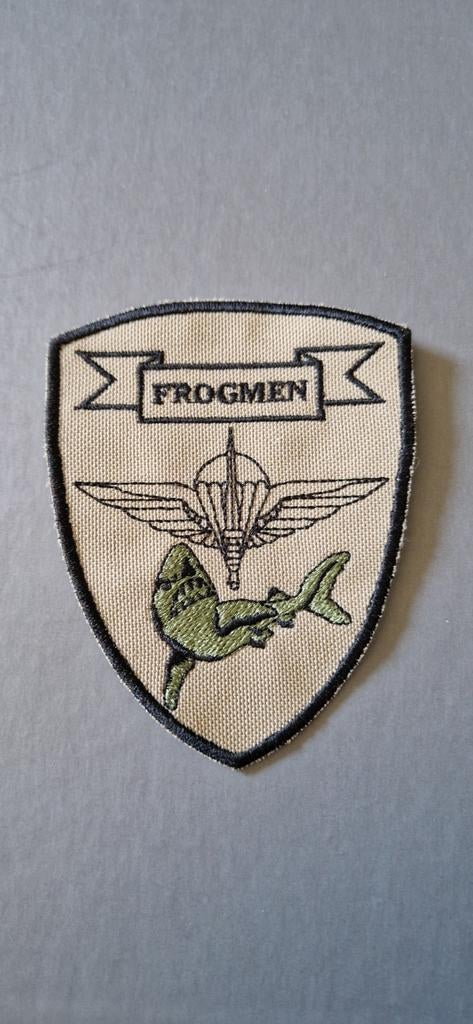 Frogman badge Belgische sof, Ophalen of Verzenden, Landmacht, Overige gebieden, Embleem of Badge