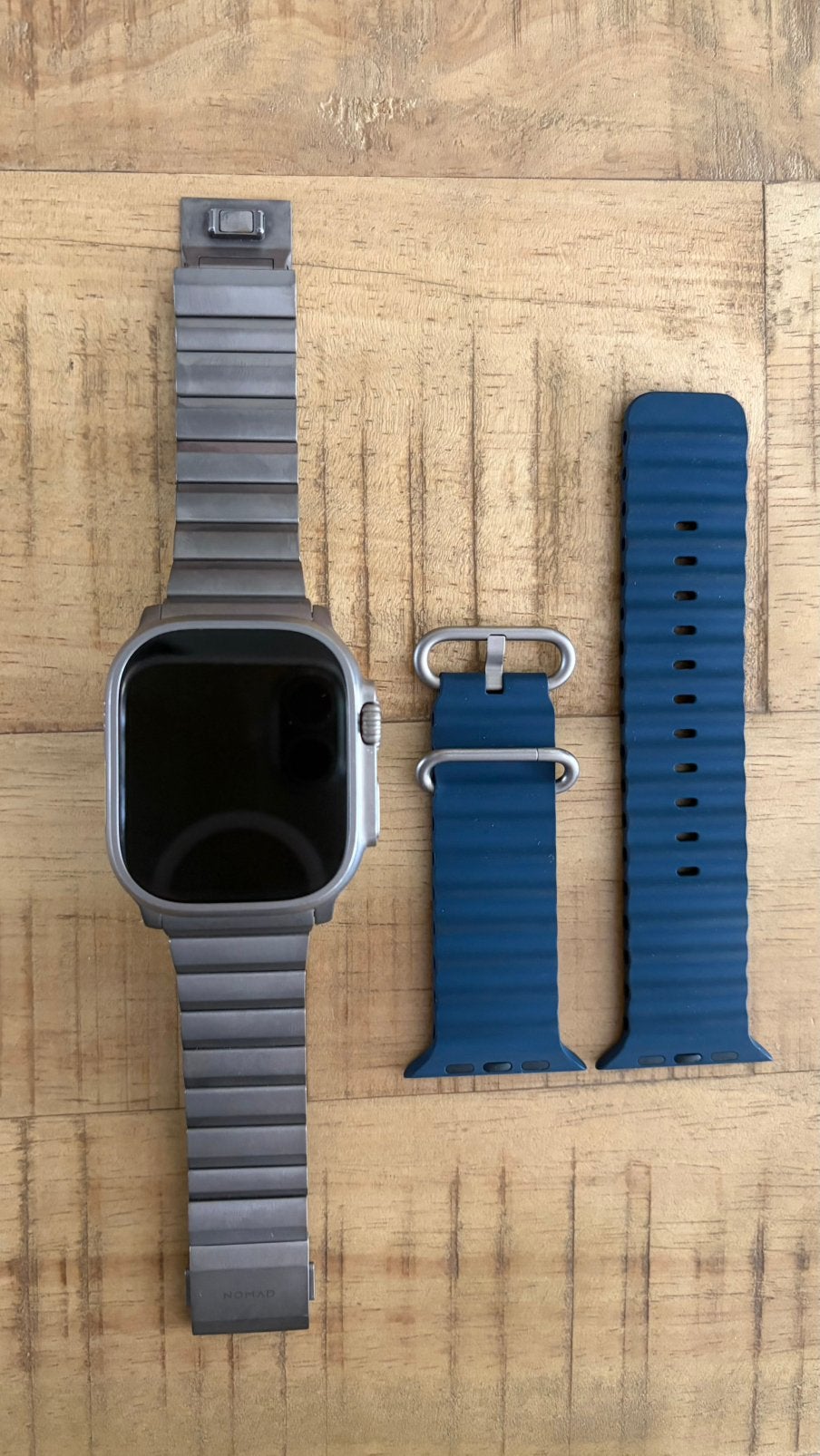 Apple Watch Ultra 2, Batterij 95%., Ophalen of Verzenden, Zo goed als nieuw, Zilver, IOS