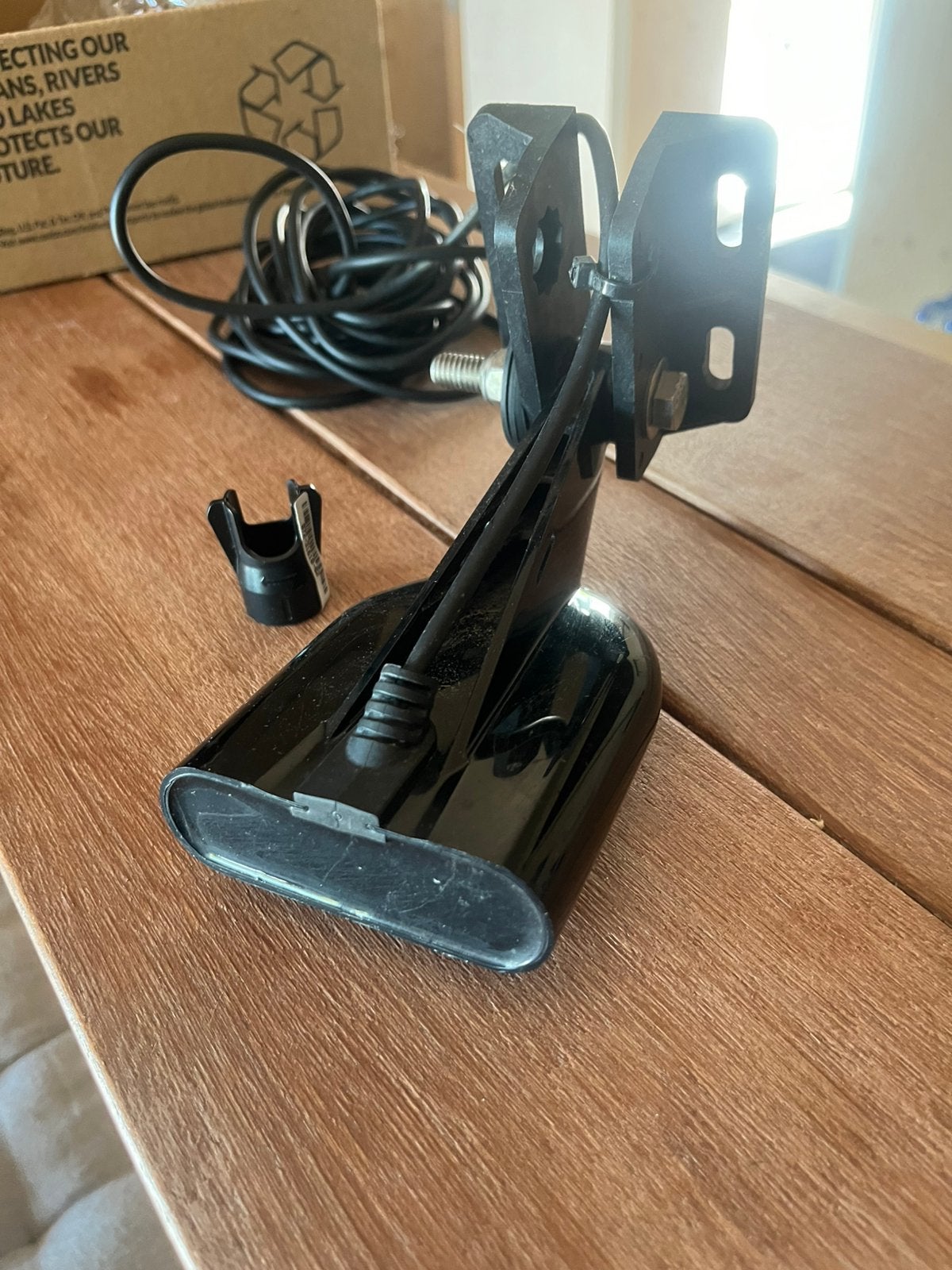 Lowrance eagle 9 transducer, Watersport en Boten, Navigatiemiddelen en Scheepselektronica, Ophalen of Verzenden, Zo goed als nieuw