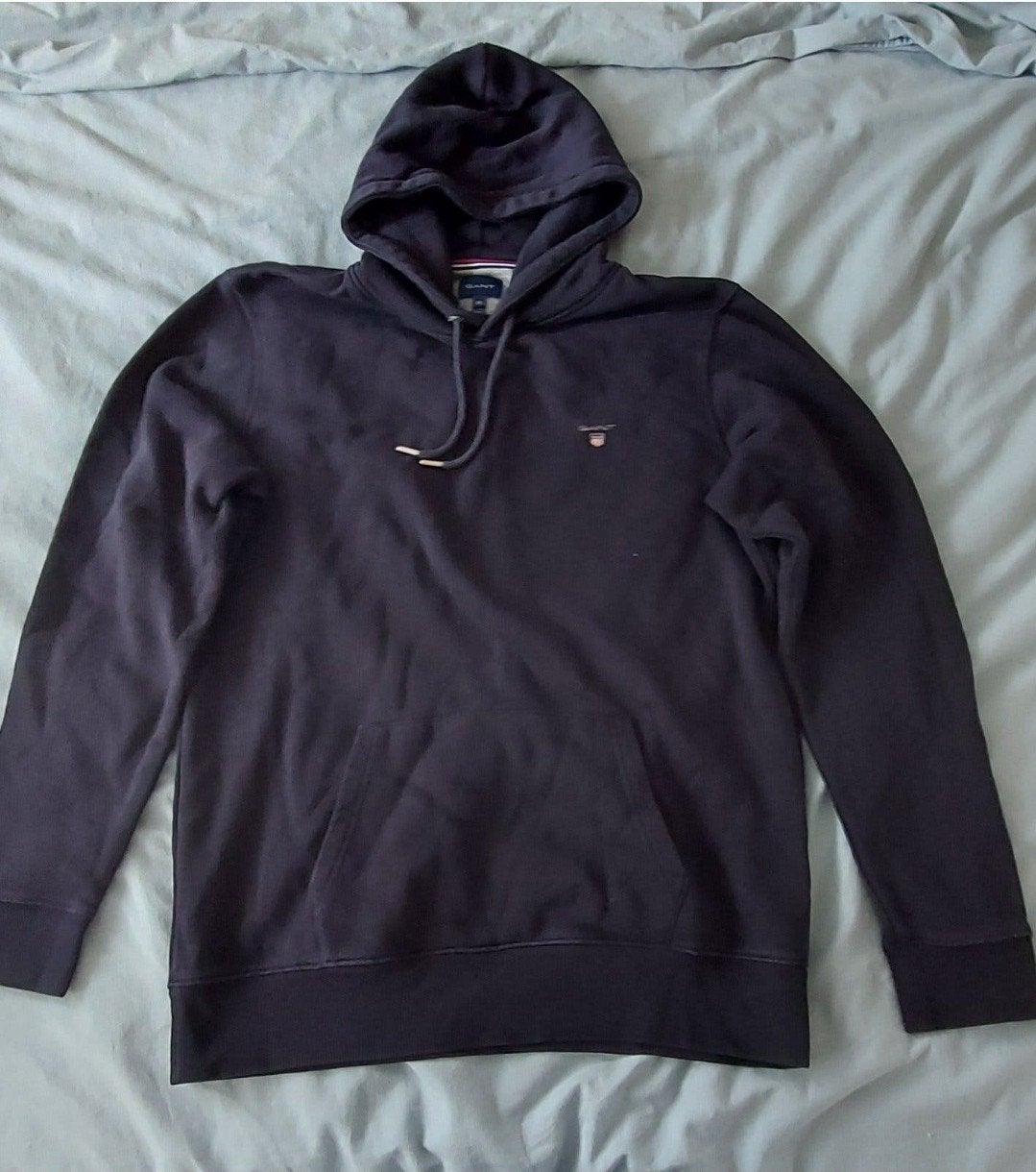GANT Hoody donkerblauw xxl, Ophalen, Gedragen, Overige maten, Blauw