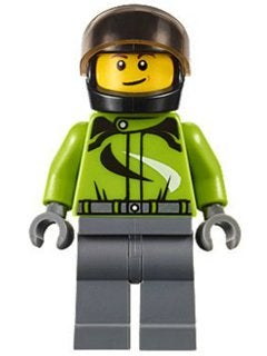 LEGO City cty0614 Motorcyclist - Ambulance Plane Passenger, Lego, Ophalen of Verzenden, Minifiguur, City