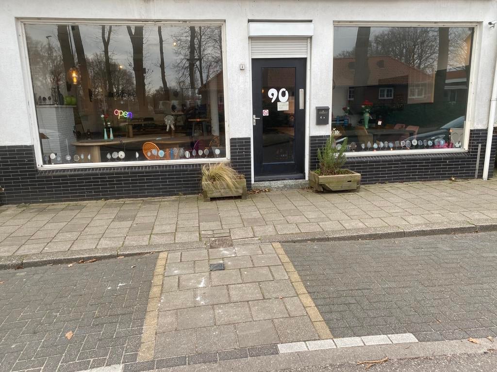 Vloerkleed beige 290x190 organische vorm pebble 100% wol, Ophalen, Beige, 150 tot 200 cm, Overige vormen