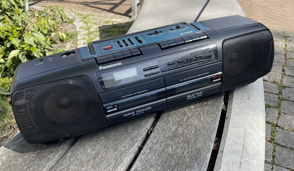 Panasonic draagbare radiocassetterecorder RX-FT600, Ophalen of Verzenden, Zo goed als nieuw, Overige typen