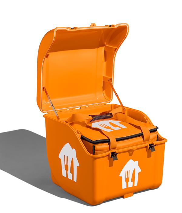 Bromfiets bezorgscooter box, Fietsen en Brommers, Ophalen, Nieuw, Overige typen, Overige merken