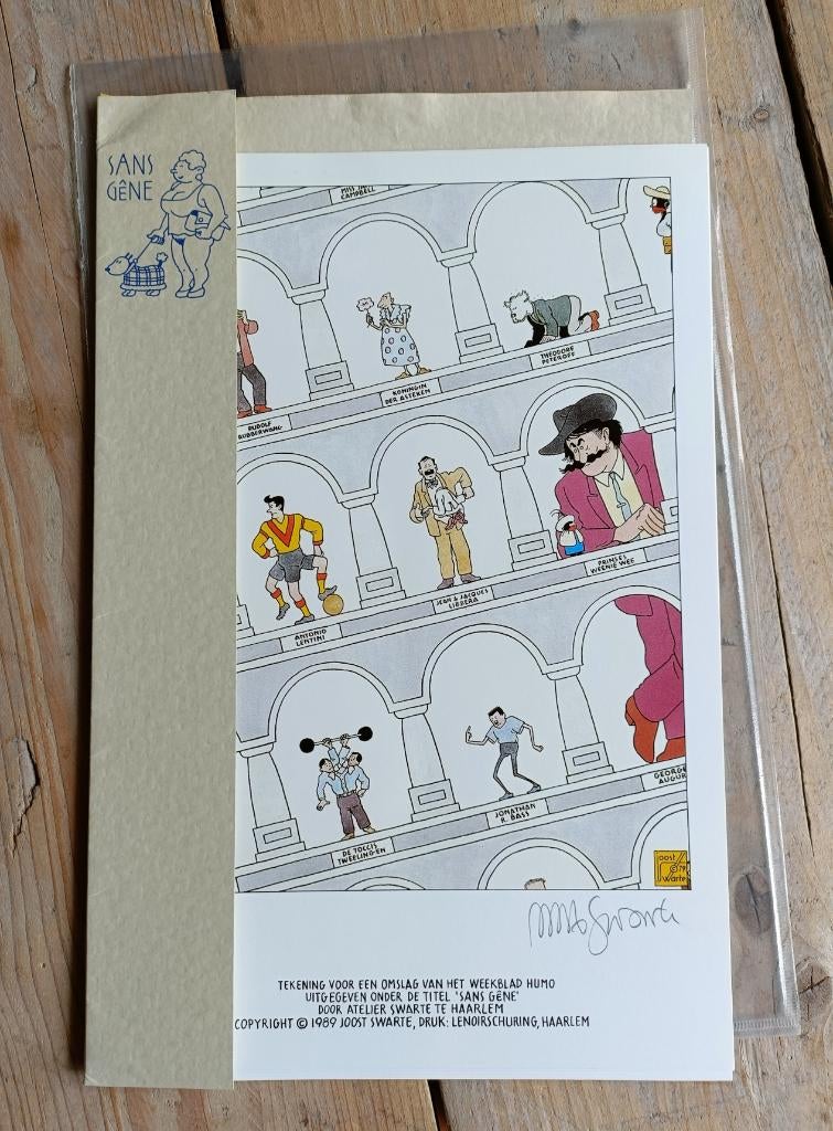 Joost Swarte - portfolio Sans gêne, Boeken, Stripboeken, Eén stripboek, Ophalen of Verzenden, Zo goed als nieuw, Joost Swarte