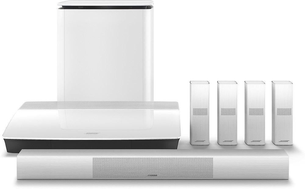 Bose lifestyle 650 home cinema met draadloze speakers en sub, 70 watt of meer, Zo goed als nieuw, 5.1-systeem, Overige spelers