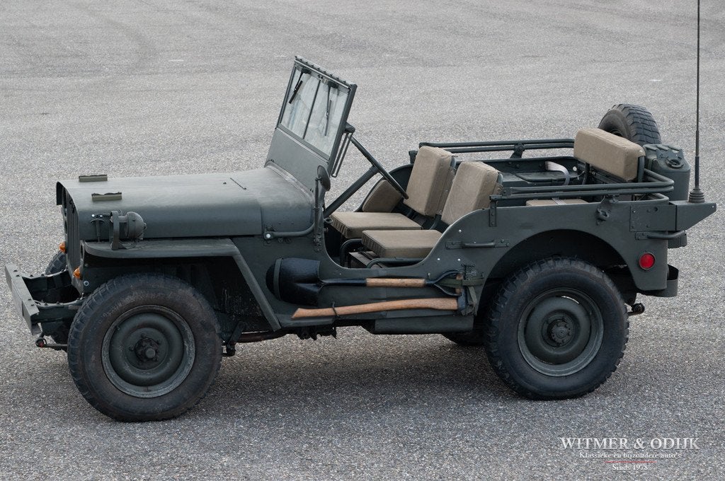 Jeep Willy's Jeep Hotchkiss '43 (bj 1943), Auto's, Jeep, Gebruikt, 60 pk, Bedrijf, Handgeschakeld