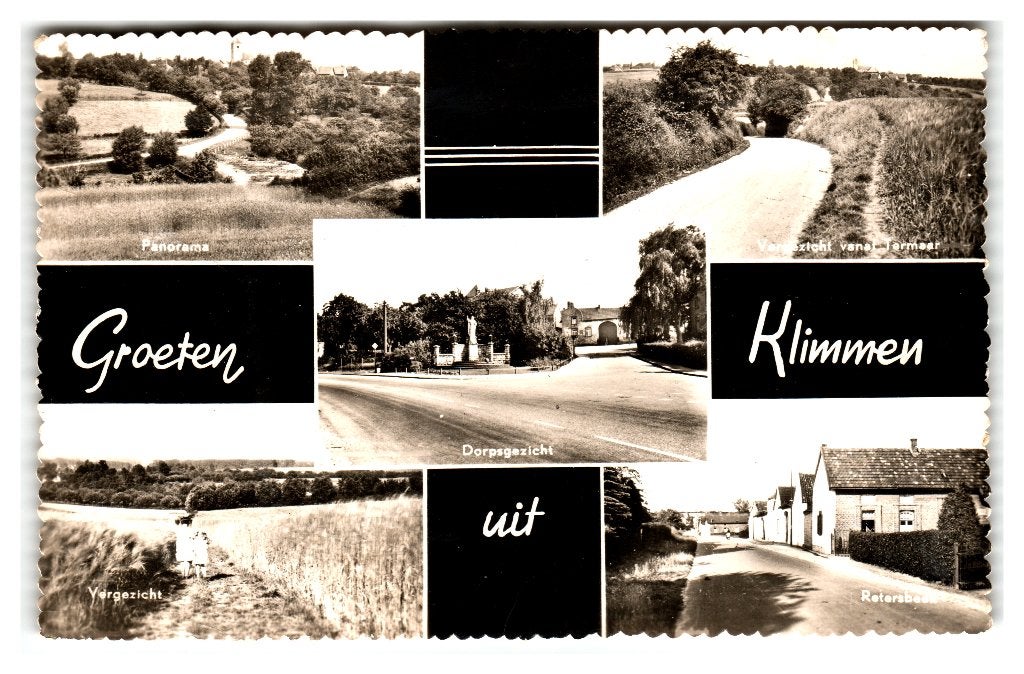 Klimmen, Groeten uit Klimmen, Ophalen of Verzenden, 1940 tot 1960, Gelopen, Limburg