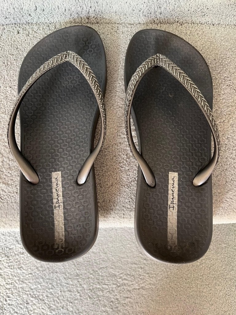 Ipanema dames teenslippers, Slippers, Verzenden, Zwart, Zo goed als nieuw