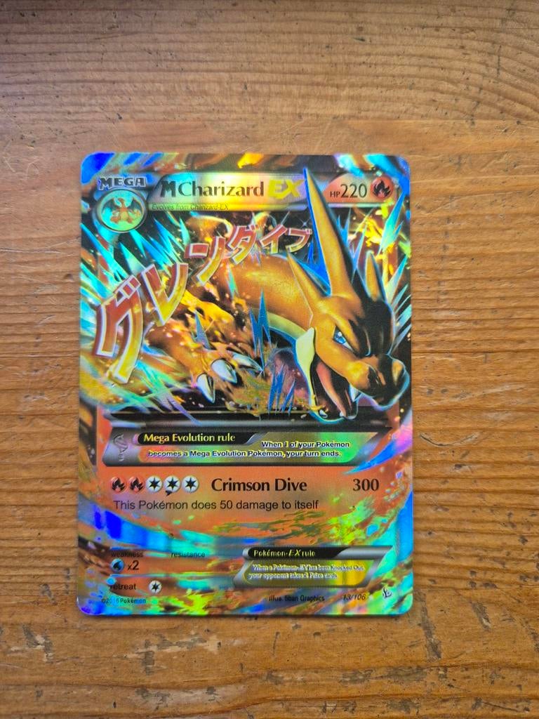 M Charizard EX pokemon kaart 2016, Ophalen of Verzenden