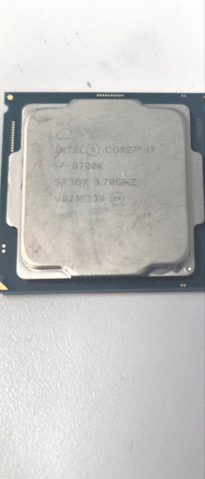 Intel Core i7-8700K Processor - 3.70GHz, 6 Cores, Computers en Software, Processors, 6-core, LGA 1151, Gebruikt, Ophalen of Verzenden