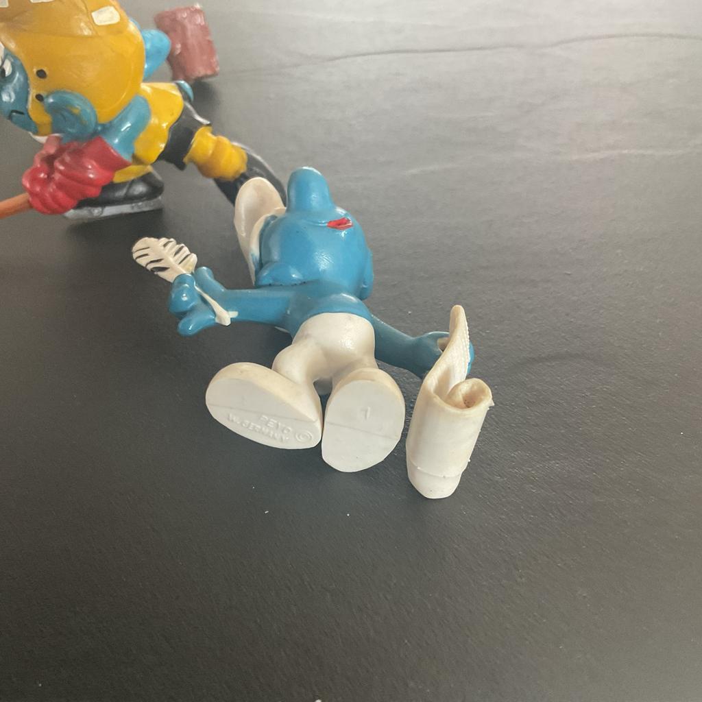 11 vintage Schleich smurfen, Verzamelen, Smurfen, Ophalen of Verzenden, Gebruikt, Verschillende Smurfen, Poppetje, Figuurtje of Knuffel