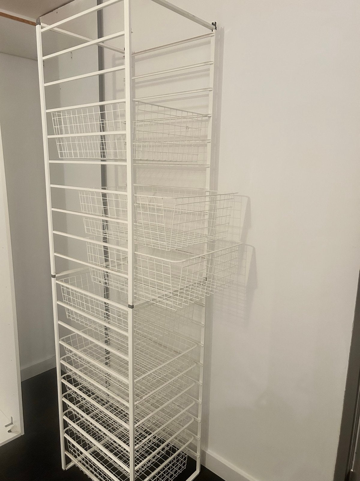 IKEA ELVARLI Opbergsysteem met manden, Ophalen, Gebruikt