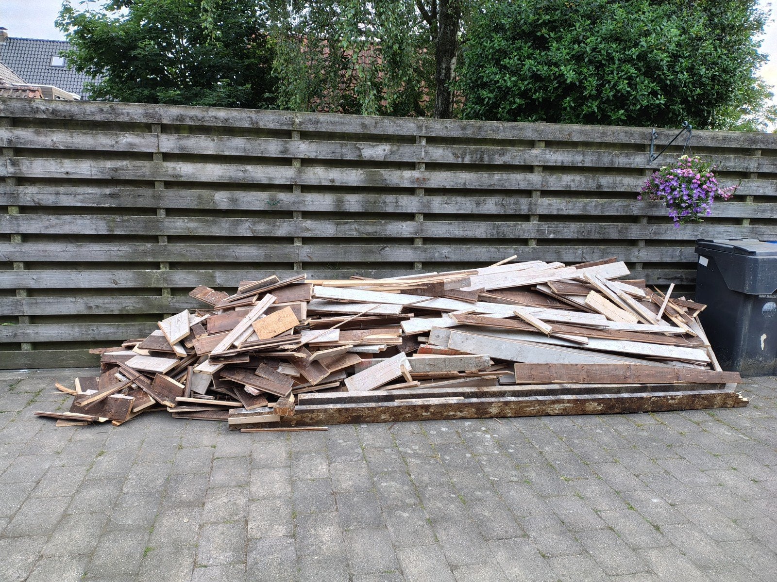 brandhout met spijkers, Ophalen, Gebruikt, Minder dan 25 mm, Plank