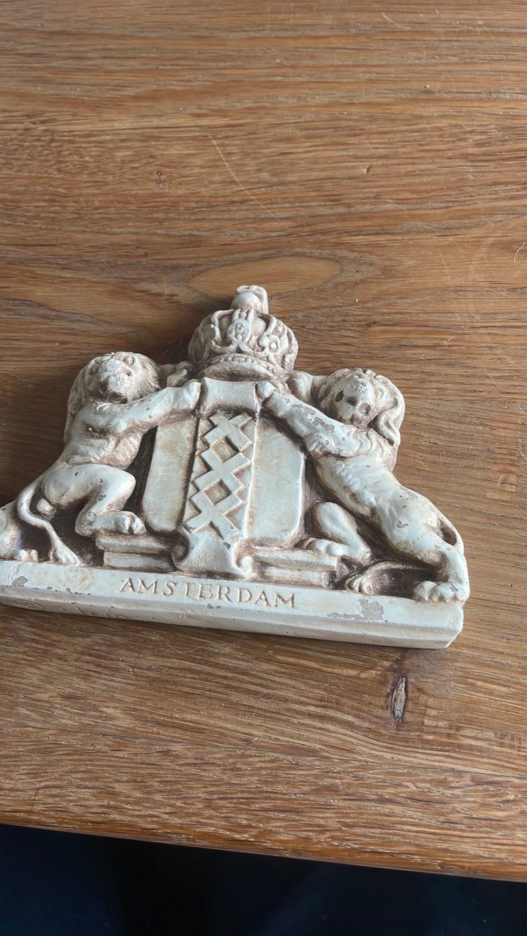 Amsterdam museum A.h.m wapen gevel, Ophalen of Verzenden