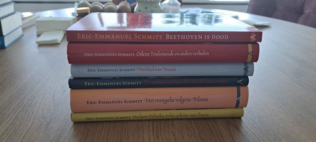 Boeken van Eric Emmanuel Schmitt, Eric Emmanuel Schmitt, Ophalen of Verzenden, Zo goed als nieuw, Overige onderwerpen