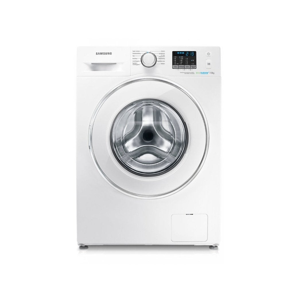 ZGAN Samsung Eco Bubble Wasmachine A+++ 7KG 1400 WF70F5E0Q4W, Witgoed en Apparatuur, Wasmachines, Ophalen, Zo goed als nieuw, Voorlader