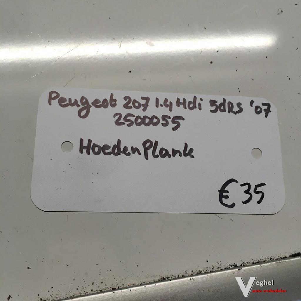 Peugeot 207 1.4 hdi 5drs 2007 2500055  Hoedenplank