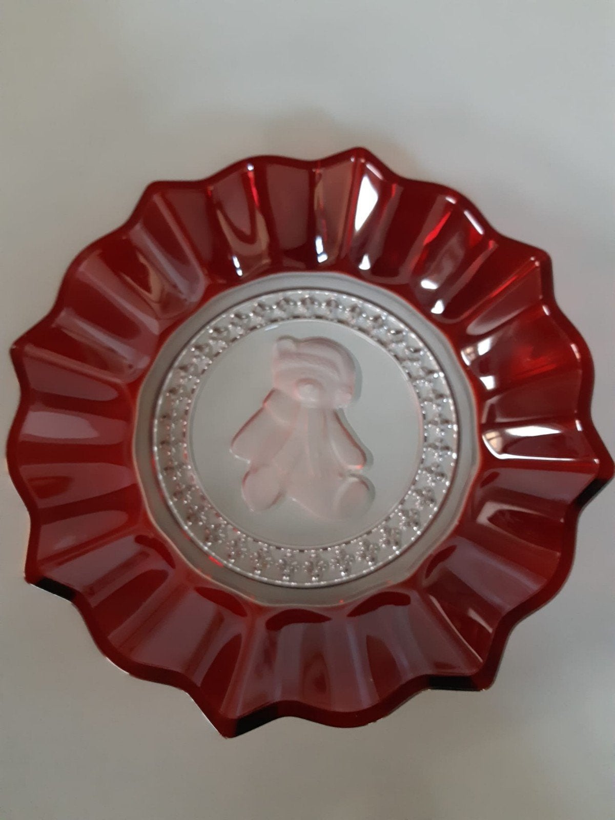 Glazen Kerstschaal Villeroy en Boch Toy's Fantasy nieuwstaat, Diversen, Kerst, Ophalen of Verzenden