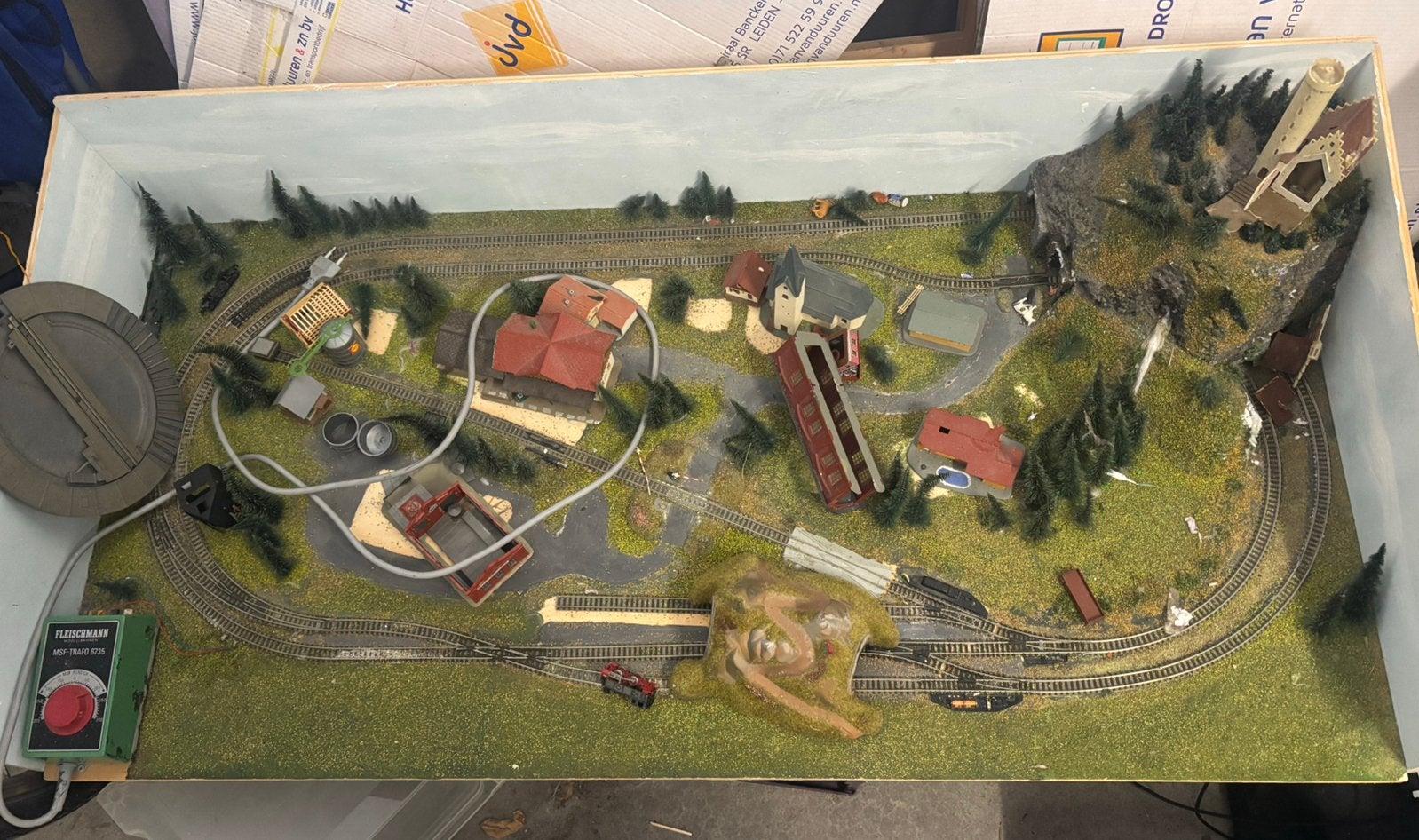 Fleischman trein circuit, Gebruikt, Ophalen, Overige merken, Gelijkstroom