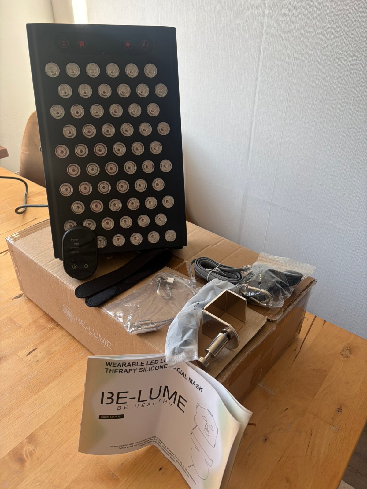 Be-Lume A300 Series | Zwart | Rood Licht Infrarood Therapie, Sport en Fitness, Gezondheidsproducten en Wellness, Ophalen of Verzenden