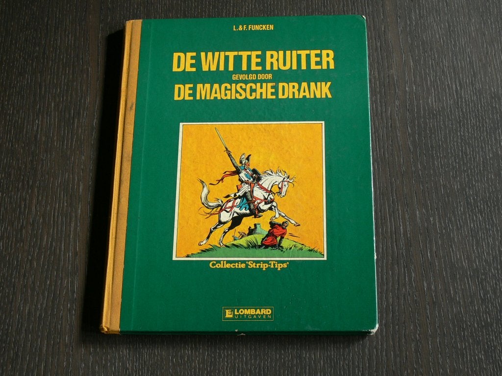 De witte ruiter + De magische drank, Boeken, Eén stripboek, Ophalen of Verzenden, Zo goed als nieuw