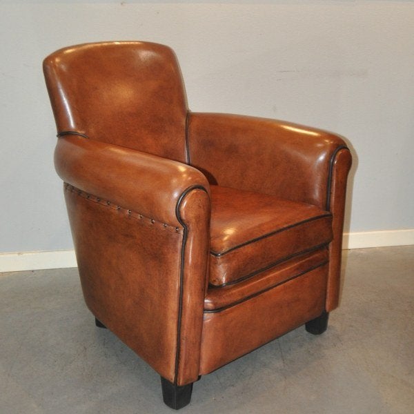 Nieuwe schapenleren fauteuil Lounge Atelier, Ophalen of Verzenden, Nieuw, 75 tot 100 cm, 50 tot 75 cm