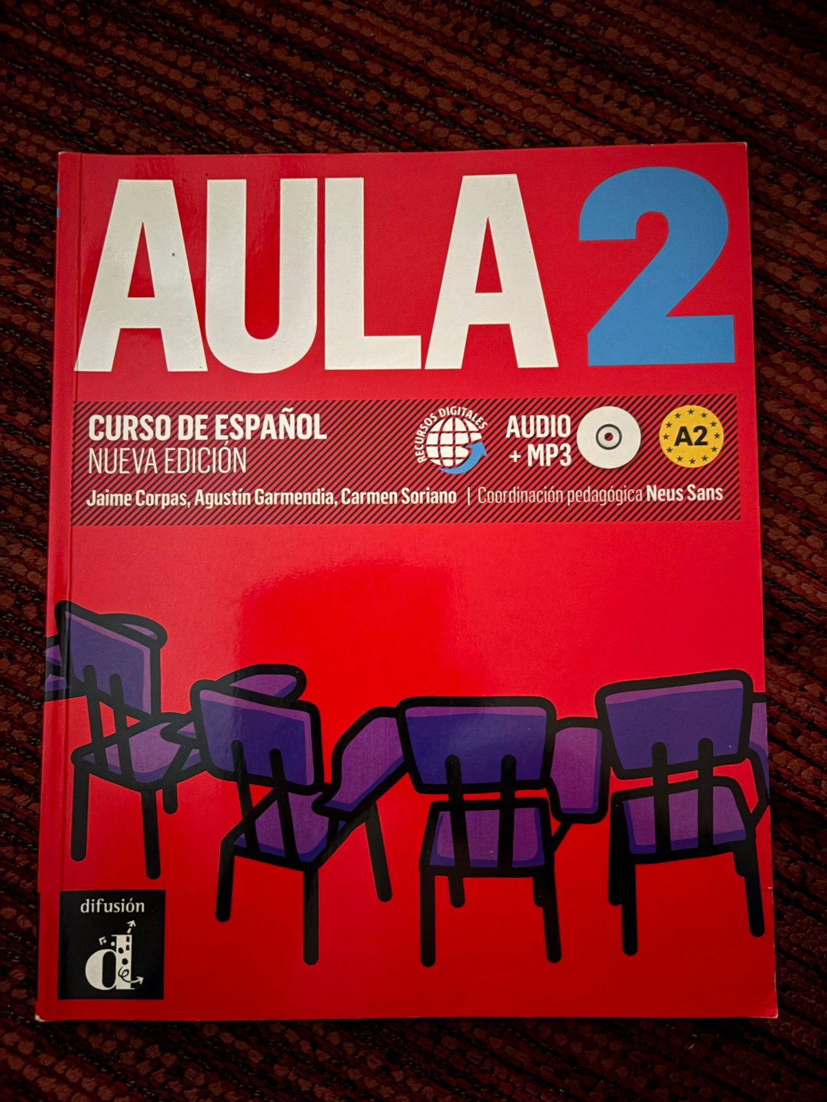 Aula 2 Spaans leerboek met CD - Nieuwe editie, Ophalen of Verzenden, Zo goed als nieuw, Non-fictie