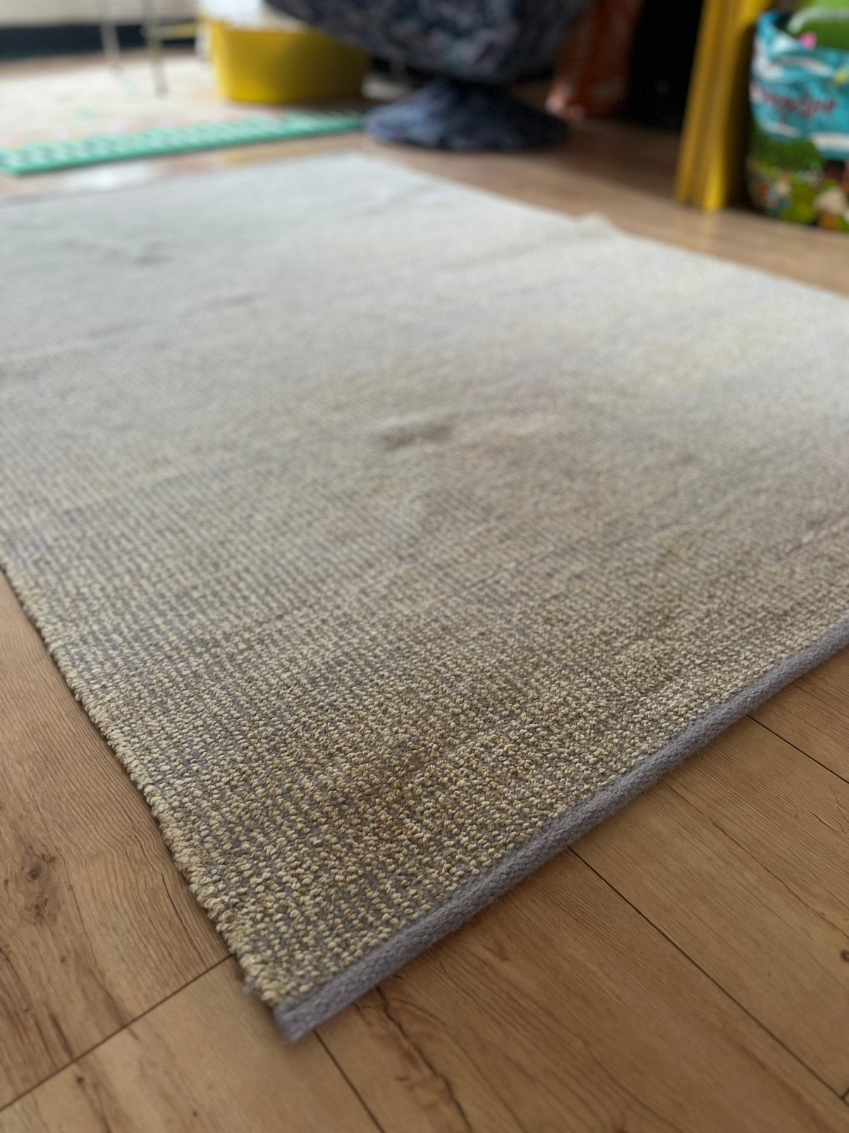 Vloerkleed tapijt Kirby handgemaakt lila Care & Fair, Gebruikt, 100 tot 150 cm, Ophalen of Verzenden, 150 tot 200 cm