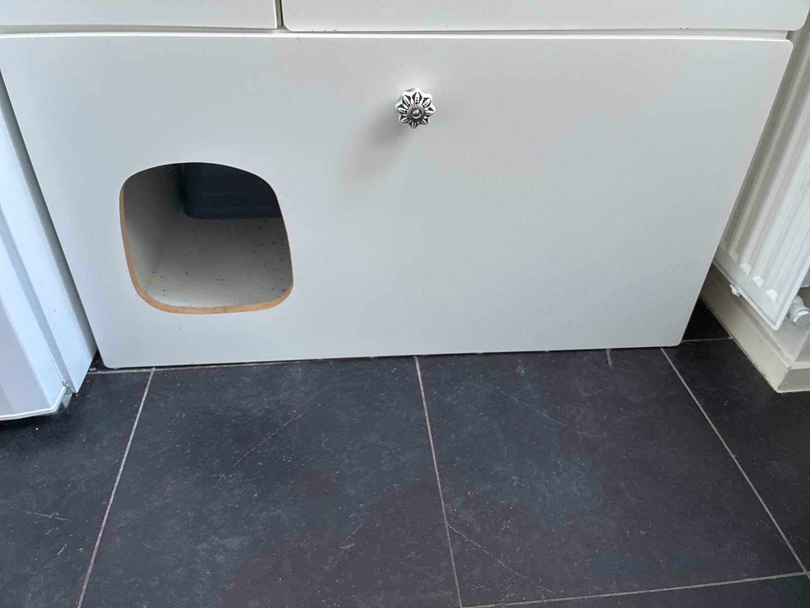 Ikea opbergkast met kattenluik, Huis en Inrichting, Ophalen, Gebruikt