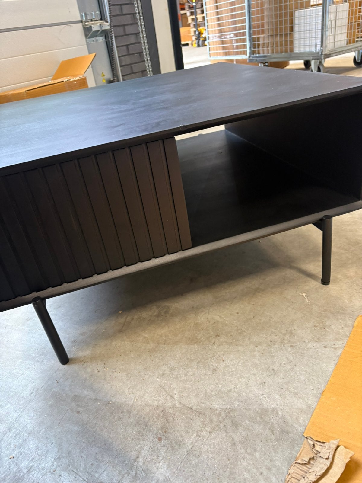 Starfurn - Salontafel Madison Black - 80 cm - Vierkant, 50 tot 100 cm, Zo goed als nieuw, Oostpolderweg 2, Minder dan 100 cm