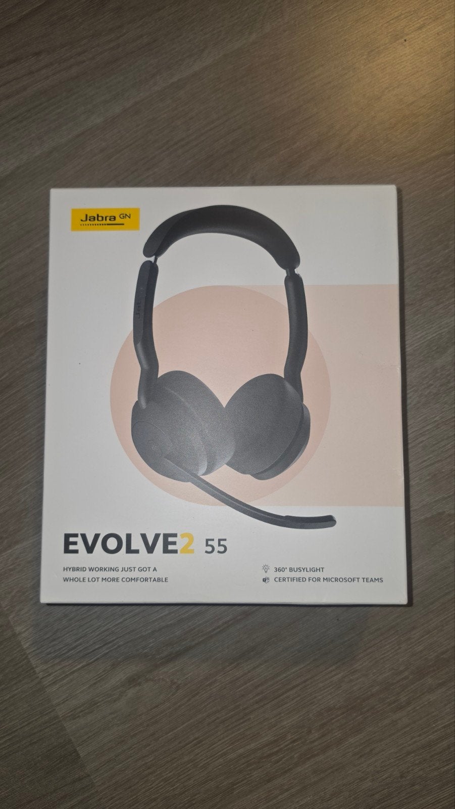 Jabra Evolve2 55 Headset - Nieuw in doos, Audio, Tv en Foto, Koptelefoons, Draadloos, Nieuw, Ophalen of Verzenden, Over-ear