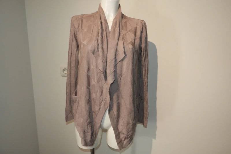 Missoni vest in mooi motief breisel zakken natuur tint IT42, Verzenden, Zo goed als nieuw, Missoni, Maat 36 (S)
